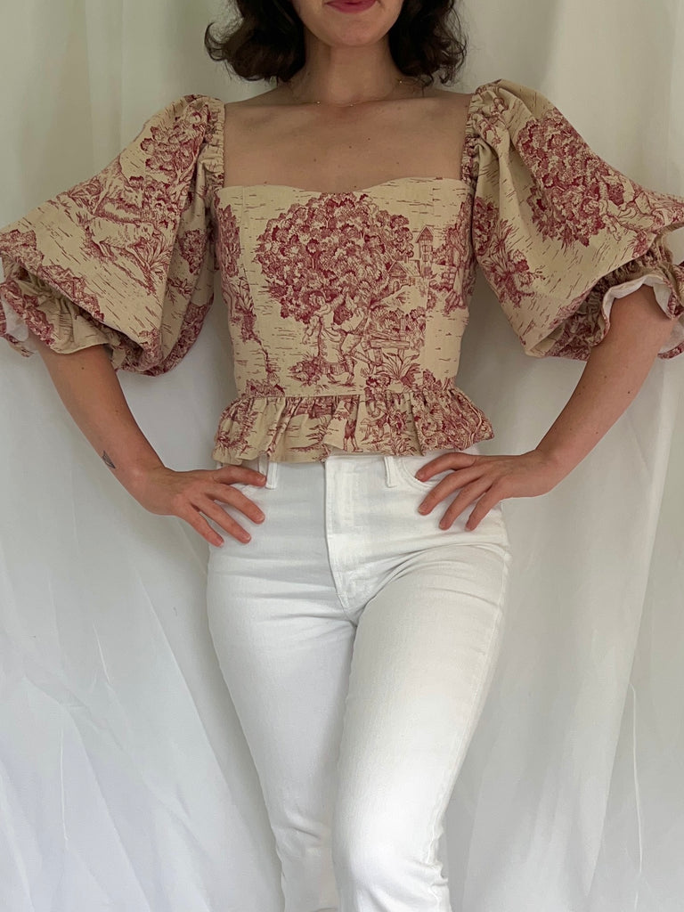 Fleur Puff Sleeve Top