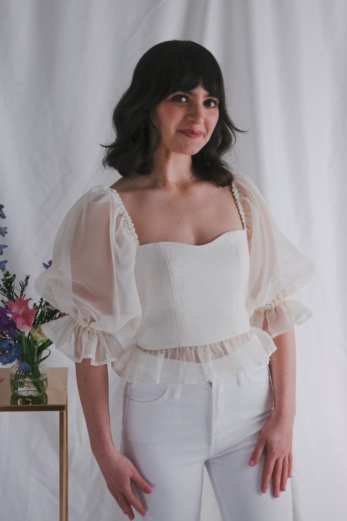Fleur Puff Sleeve Top – heididolldesigns