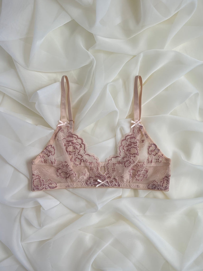 Old Rose Lace Bralette